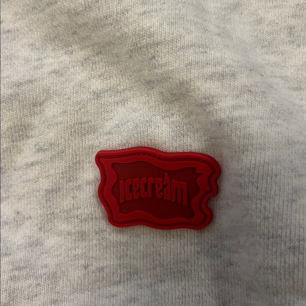 Icecream Gray Red Drip Sweatshirt - Picture 2 of 4